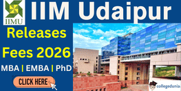 IIM Udaipur Releases Fee Structure 2026